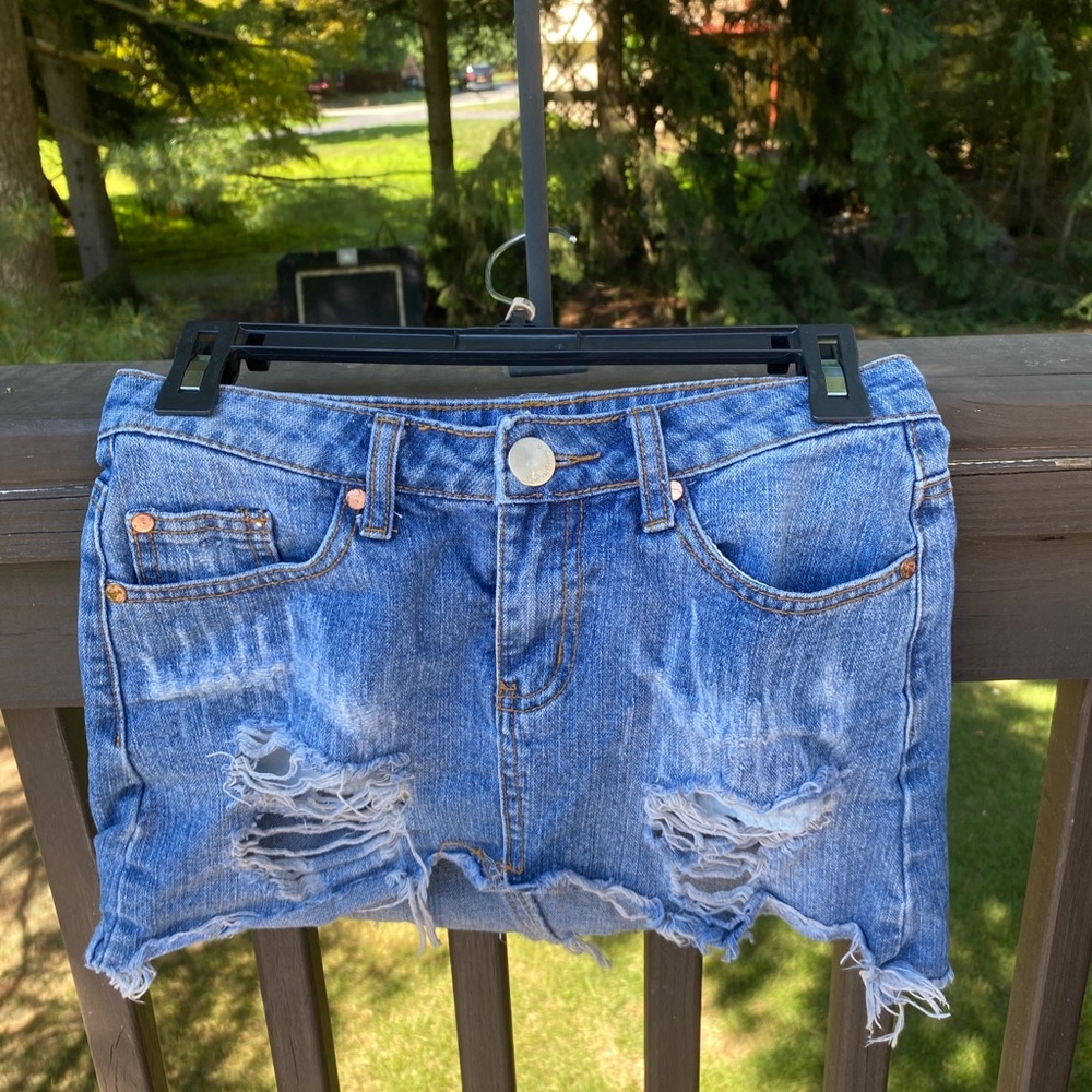 Gab Kate jean skirt